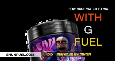 Mixing G Fuel: How Much Water is Optimal?