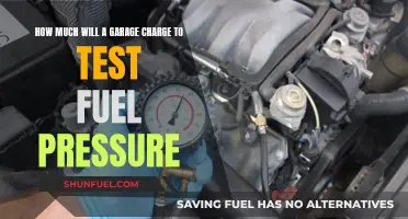 Fuel Pressure Test: Garage Fees and Expectations