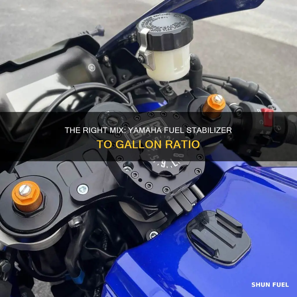 how much yamaha fuel stabilizer per gallon