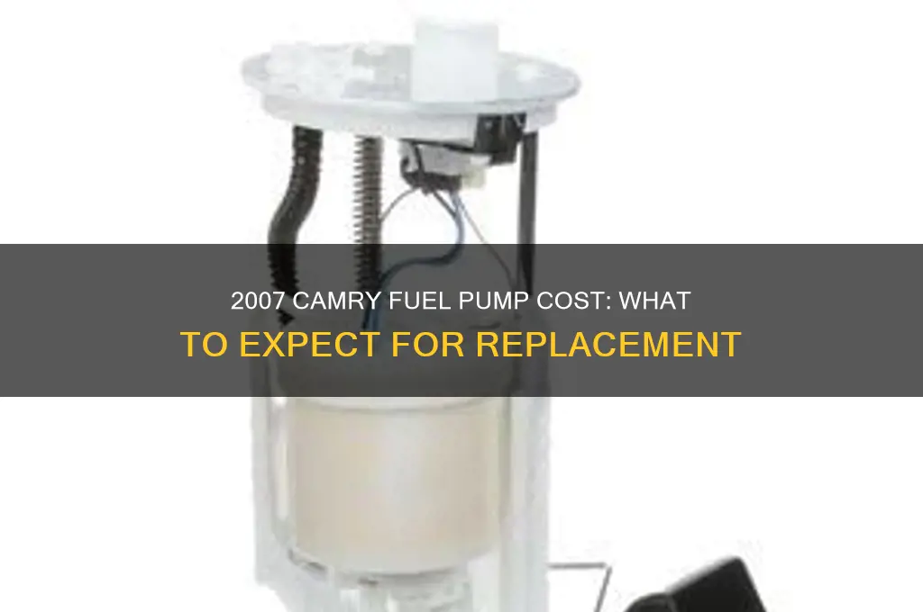 how muxh is a fuel pump for a 2007 camry