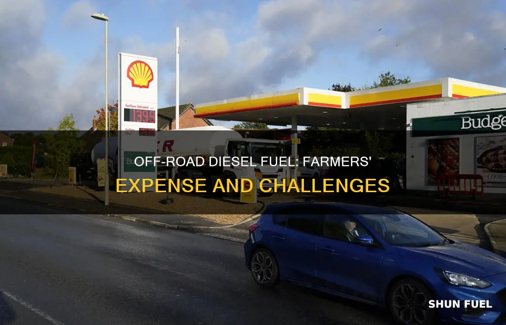how muxh is off road diesel fuel for farmers now