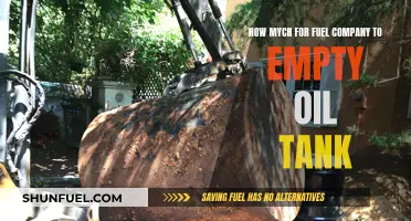 Fuel Company Charges to Empty Oil Tanks: Cost Analysis
