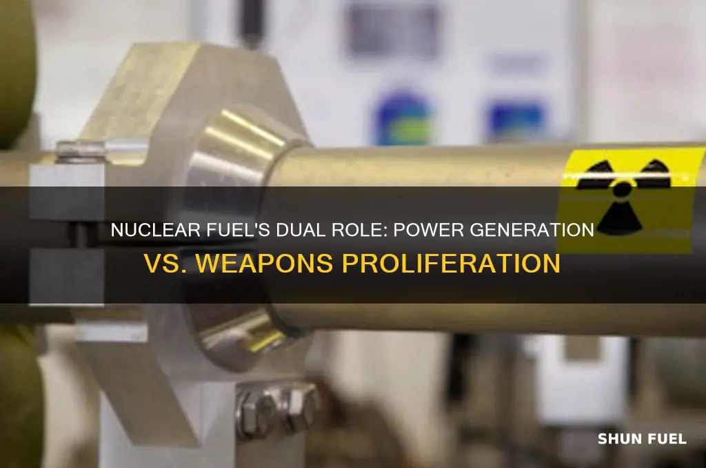 how nuclear fuel can be used to make nuclear weapons