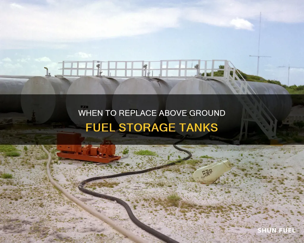how often above ground fuel storage tanks be replaced