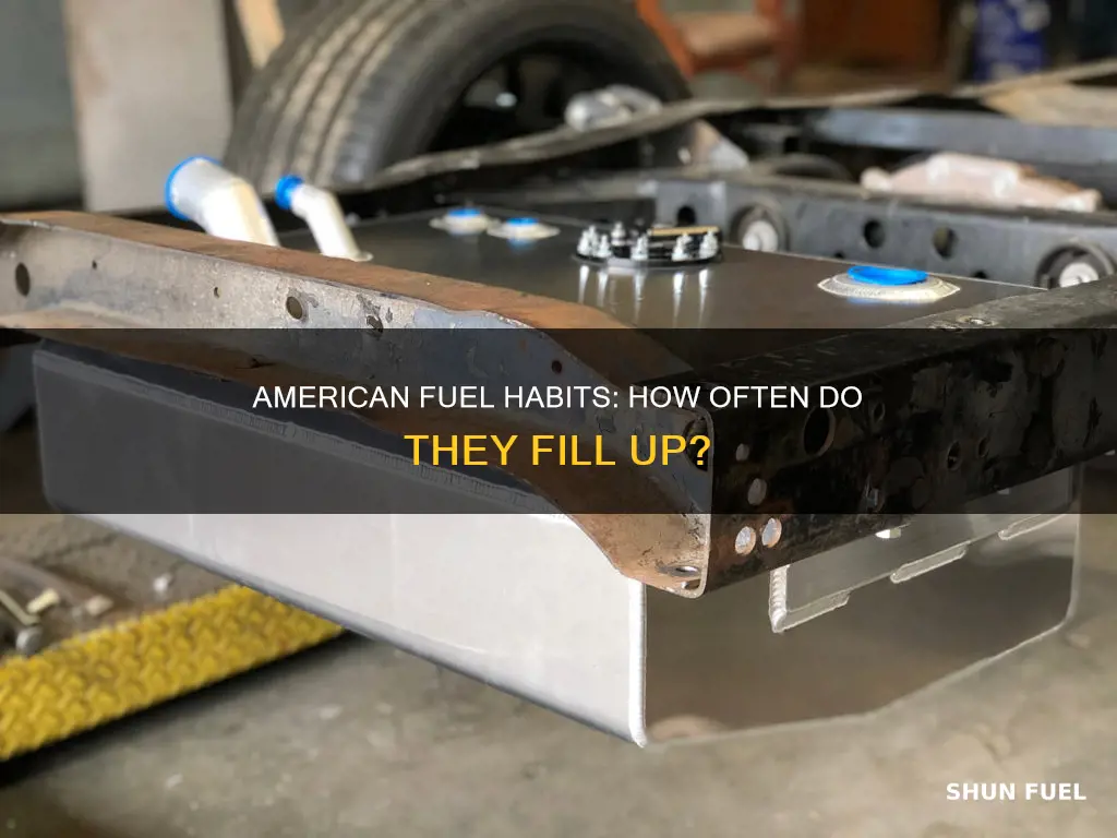 how often american people fill their cars with fuel