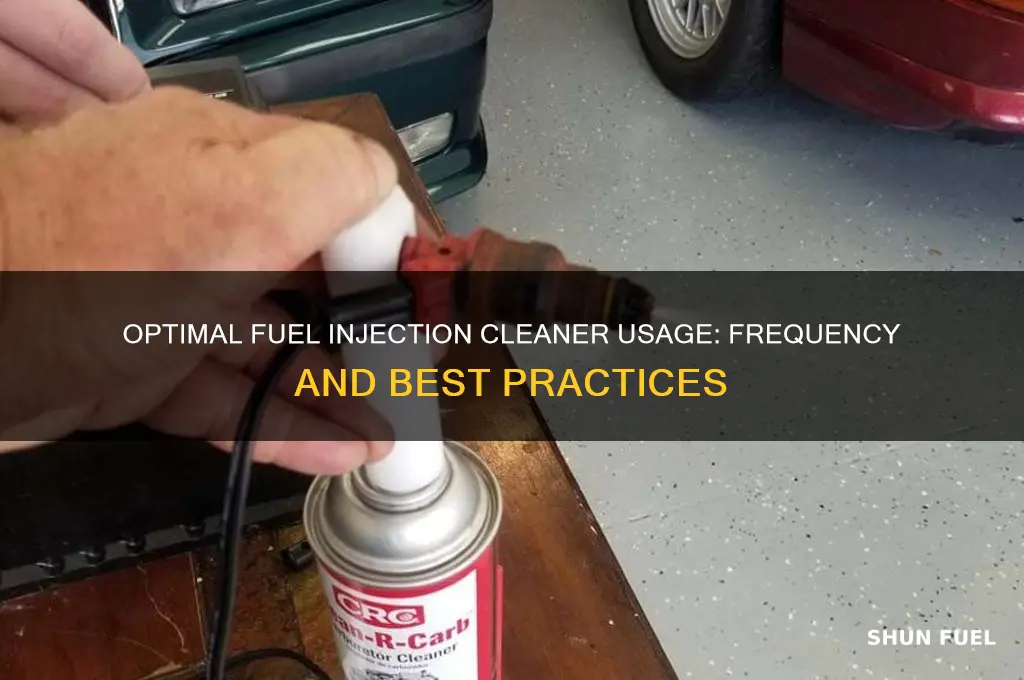 how often can you use fuel injection cleaner