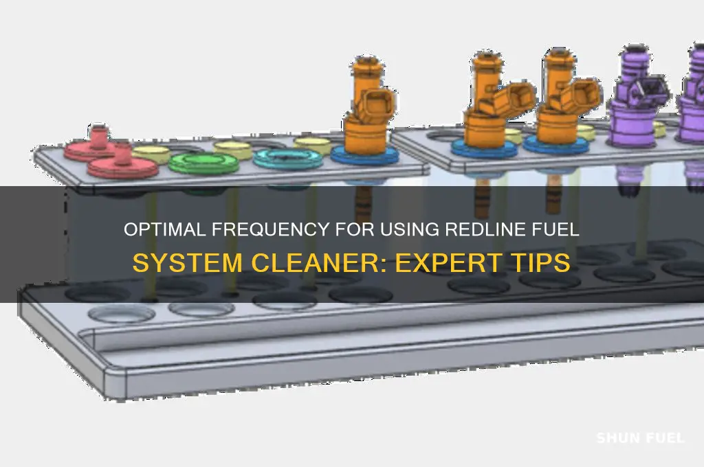 how often can you use redline fuel system cleaner