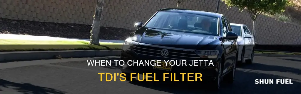 how often change fuel filter jetta tdi