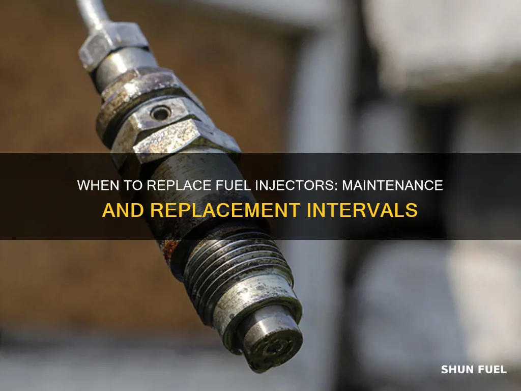 how often do i need to change fuel injectors