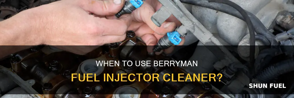 how often do i use berryman fuel injector cleaner