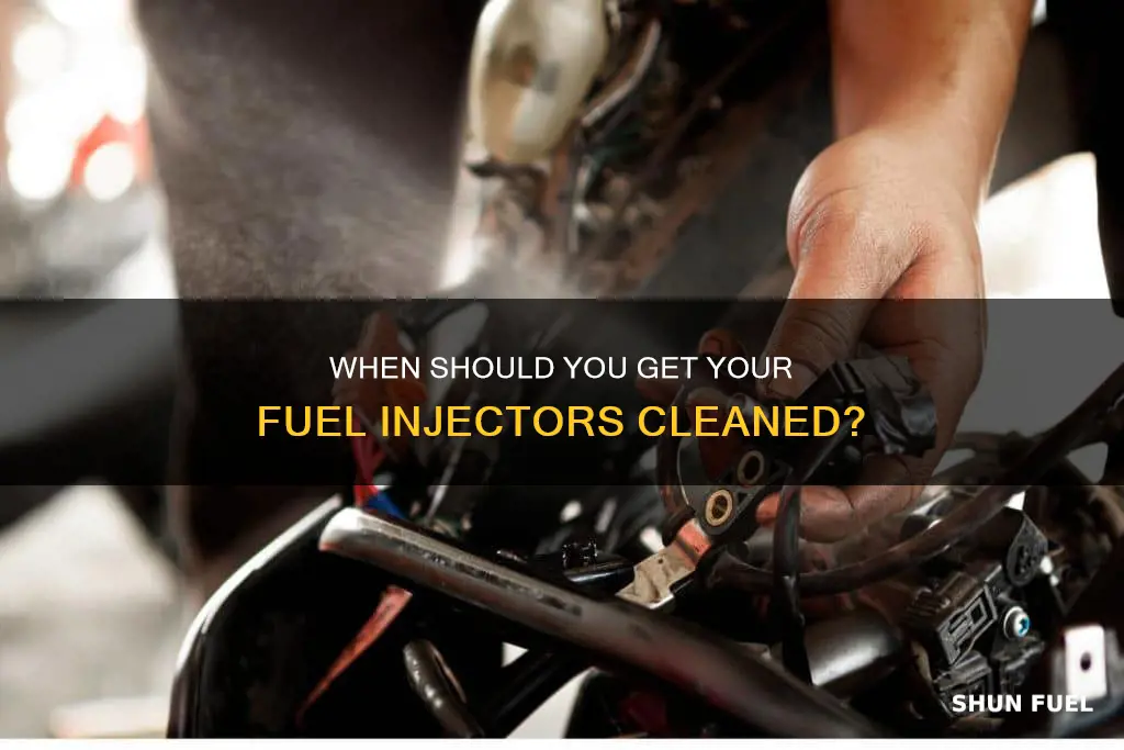 how often does a car need its fuel injoectors cleaned