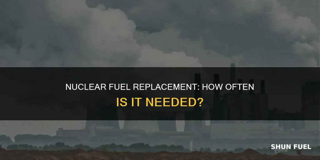 how often does nuclear fuel need to be replaced