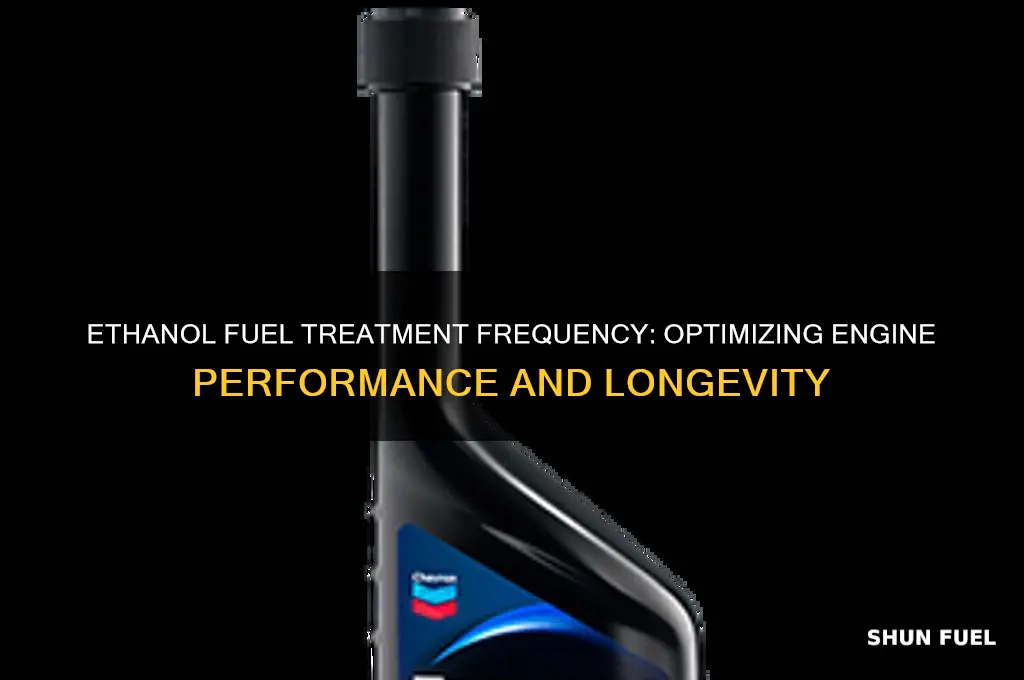 how often ethanol fuel treatment