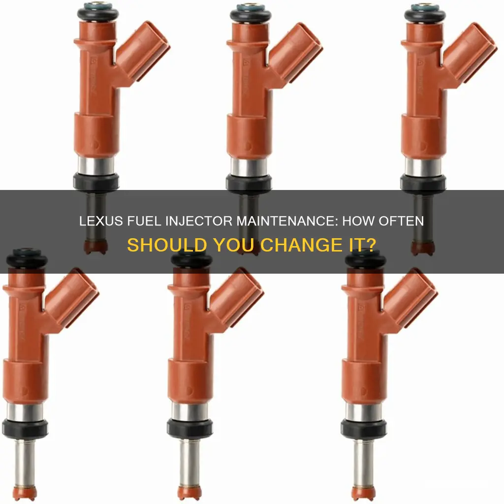 how often for lexus fuel injector change