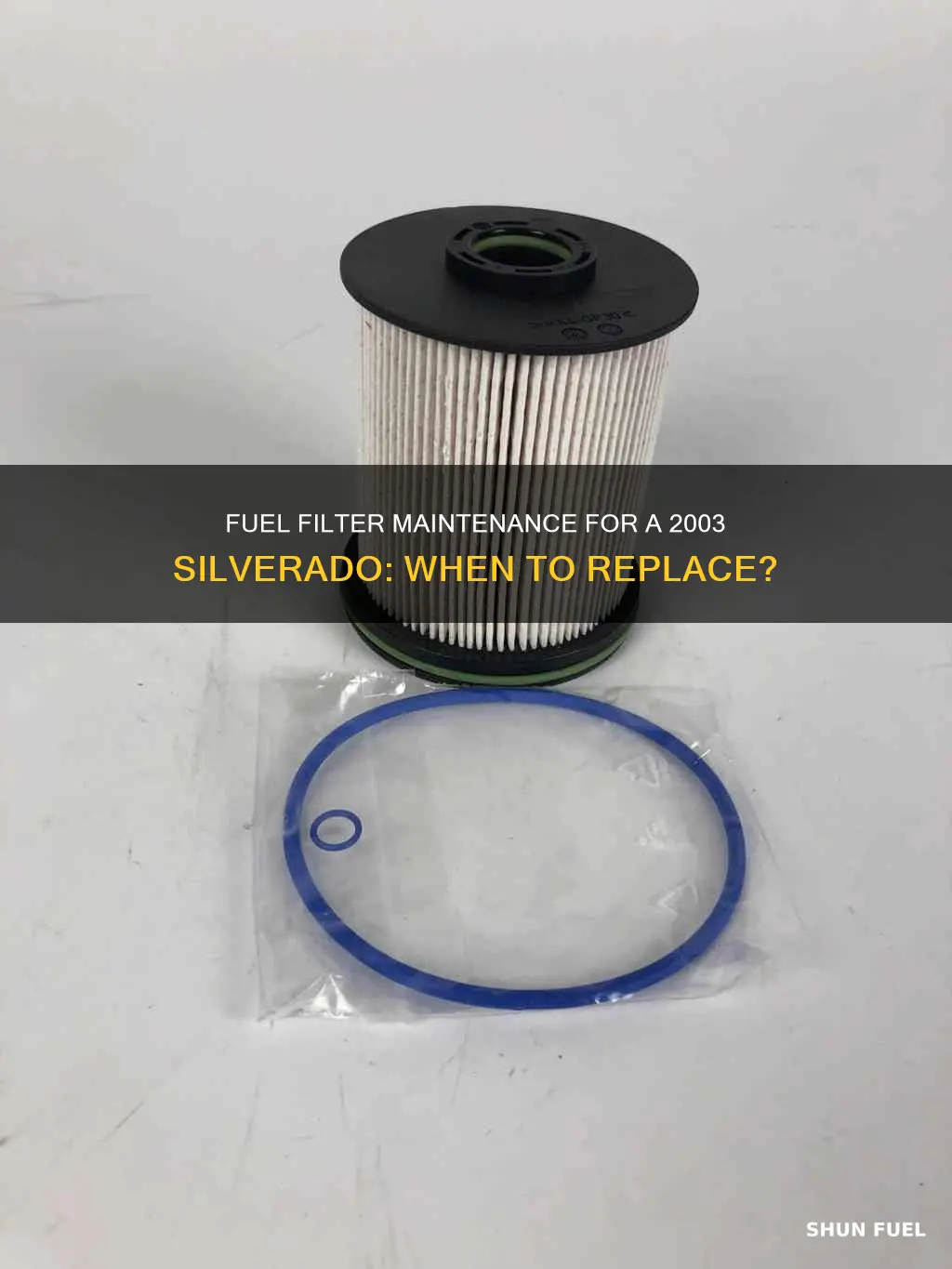 how often replace fuel filter 2003 silverado