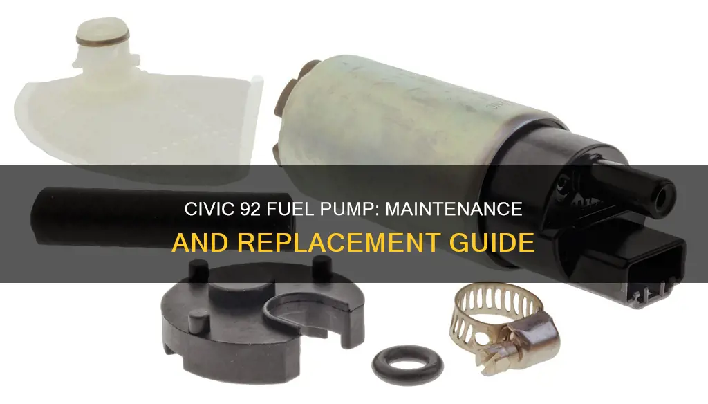 how often replace fuel pump on civic 92