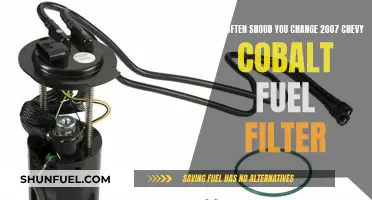 When to Change Your Chevy Cobalt Fuel Filter