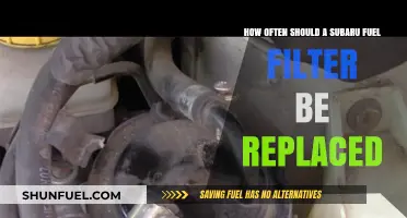 Subaru Fuel Filter: Optimal Replacement Schedule for Longevity