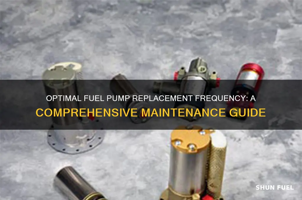 how often should fuel pumps