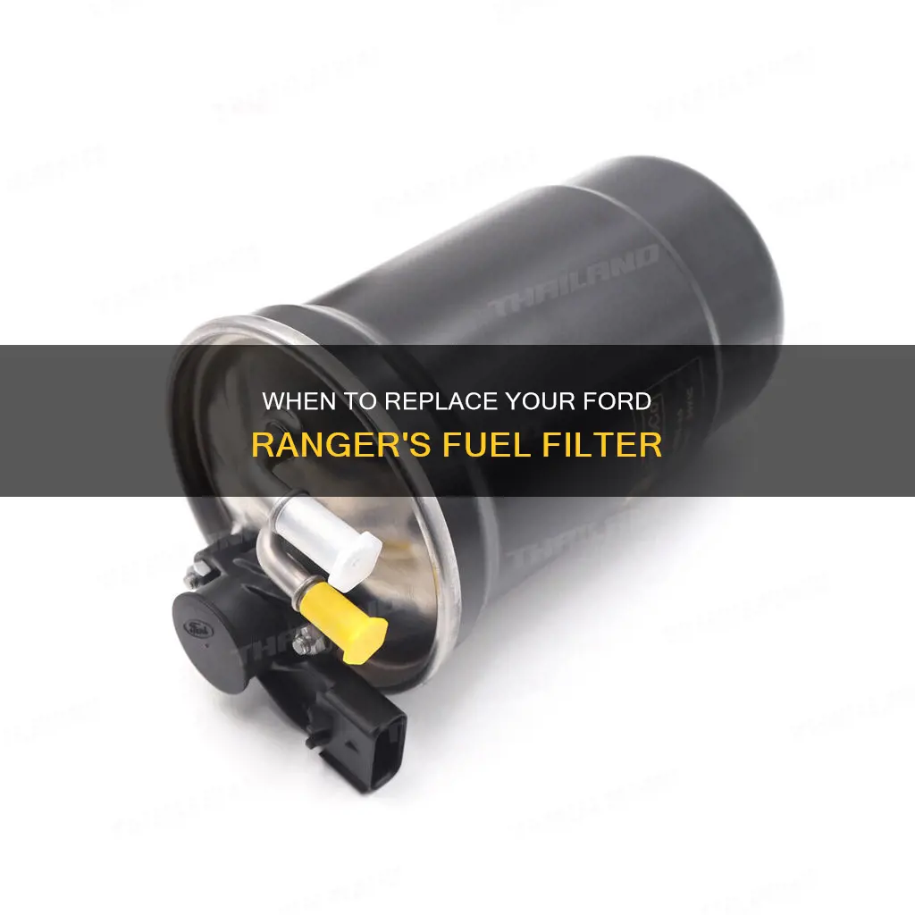 how often should i change my fuel filter ford ranger