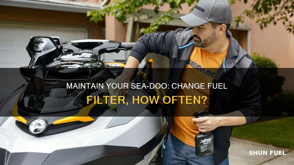 how often should i change sea-doo fuel filter