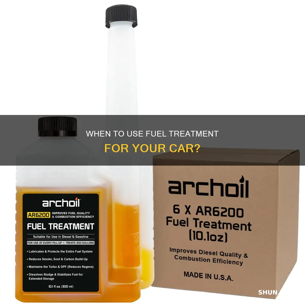 how often should i put fuel treatment in my car