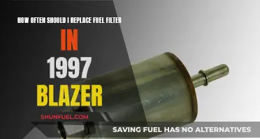 Fuel Filter Maintenance for a 1997 Blazer: How Often?