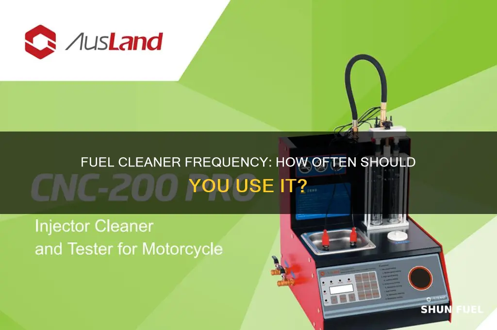 how often should i use fuel cleaner