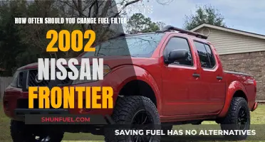 Maintaining Your 2002 Nissan Frontier: Fuel Filter Change Intervals