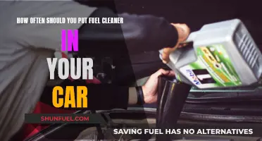 Maximizing Fuel Efficiency: When to Add Fuel Cleaner