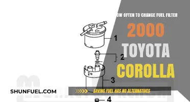 Fuel Filter Maintenance for a 2000 Toyota Corolla