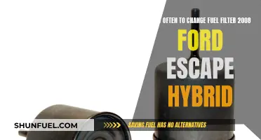 Ford Escape Hybrid: Fuel Filter Change Intervals Explained