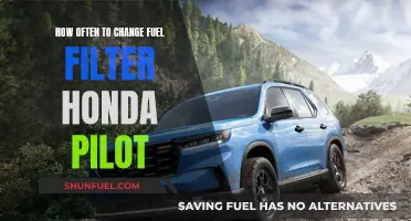 Maintaining Honda Pilot: Fuel Filter Change Intervals Explained