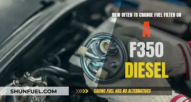 When to Change Your F350 Diesel's Fuel Filter