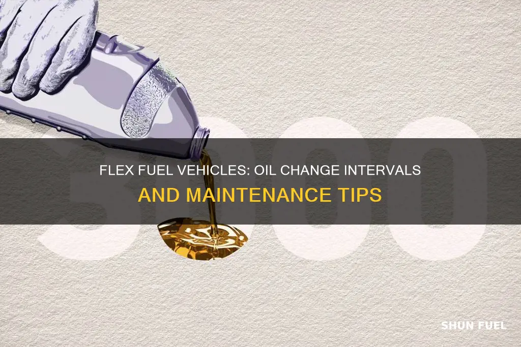 how often to change oil on flex fuel