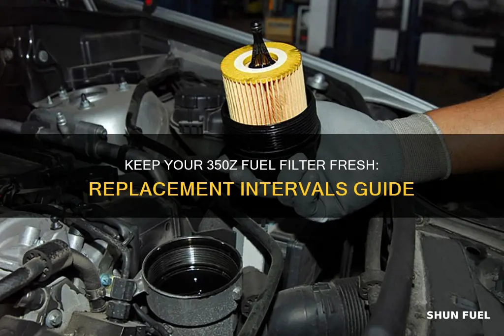 how often to replace fuel filter 350z