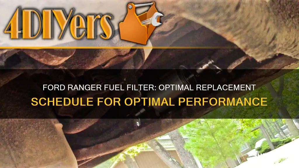 how often to replace fuel filter ford ranger