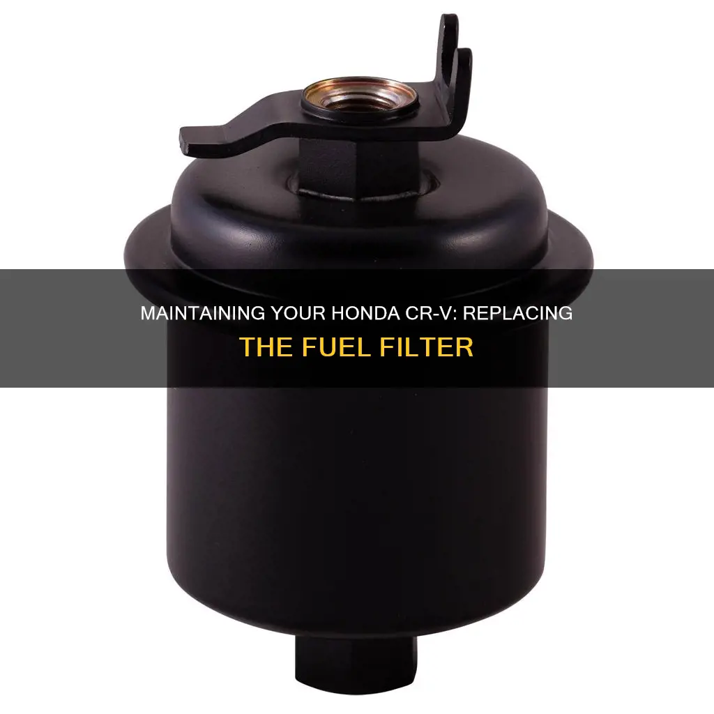 how often to replace fuel filter honda crv