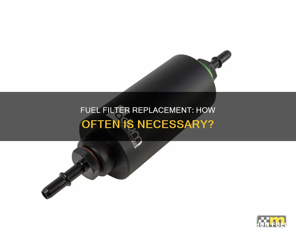 how often to replace fuel filter in car