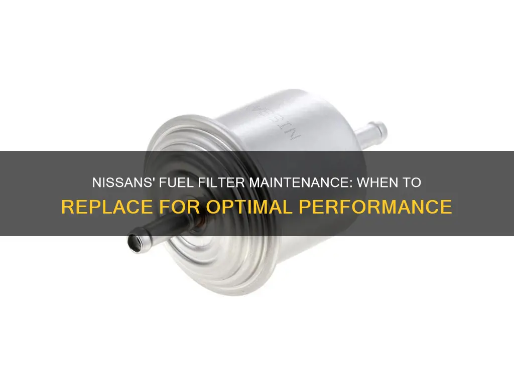 how often to replace fuel filter nissan xterra