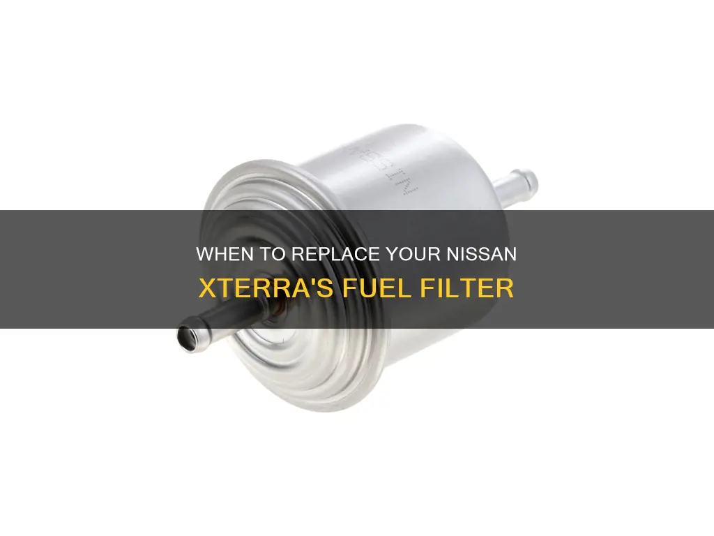 how often to replace fuel filter nissan xterra