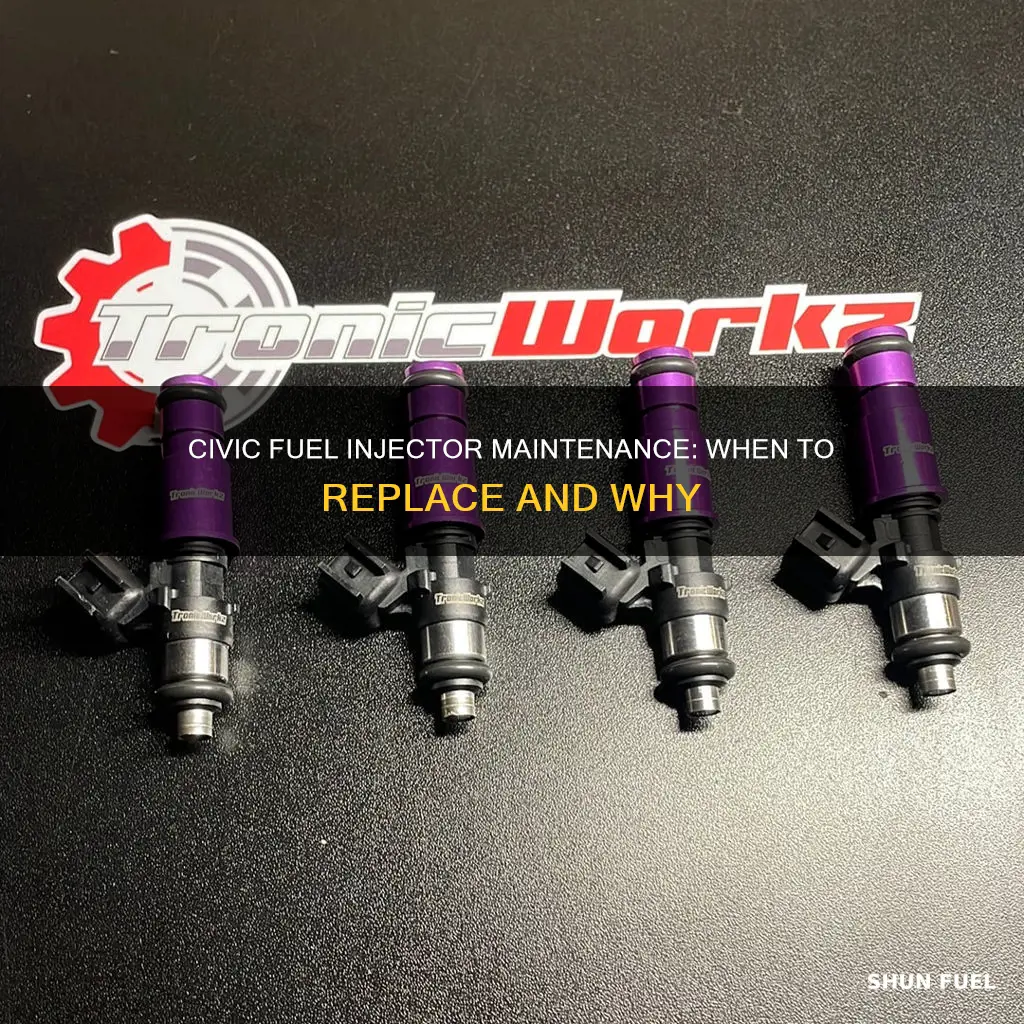 how often to replace fuel injectors 2003 civic