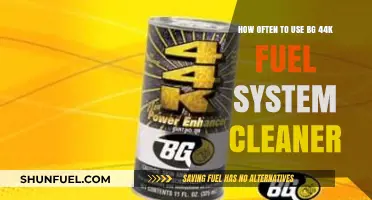Optimal Frequency for Using BG 44K Fuel System Cleaner