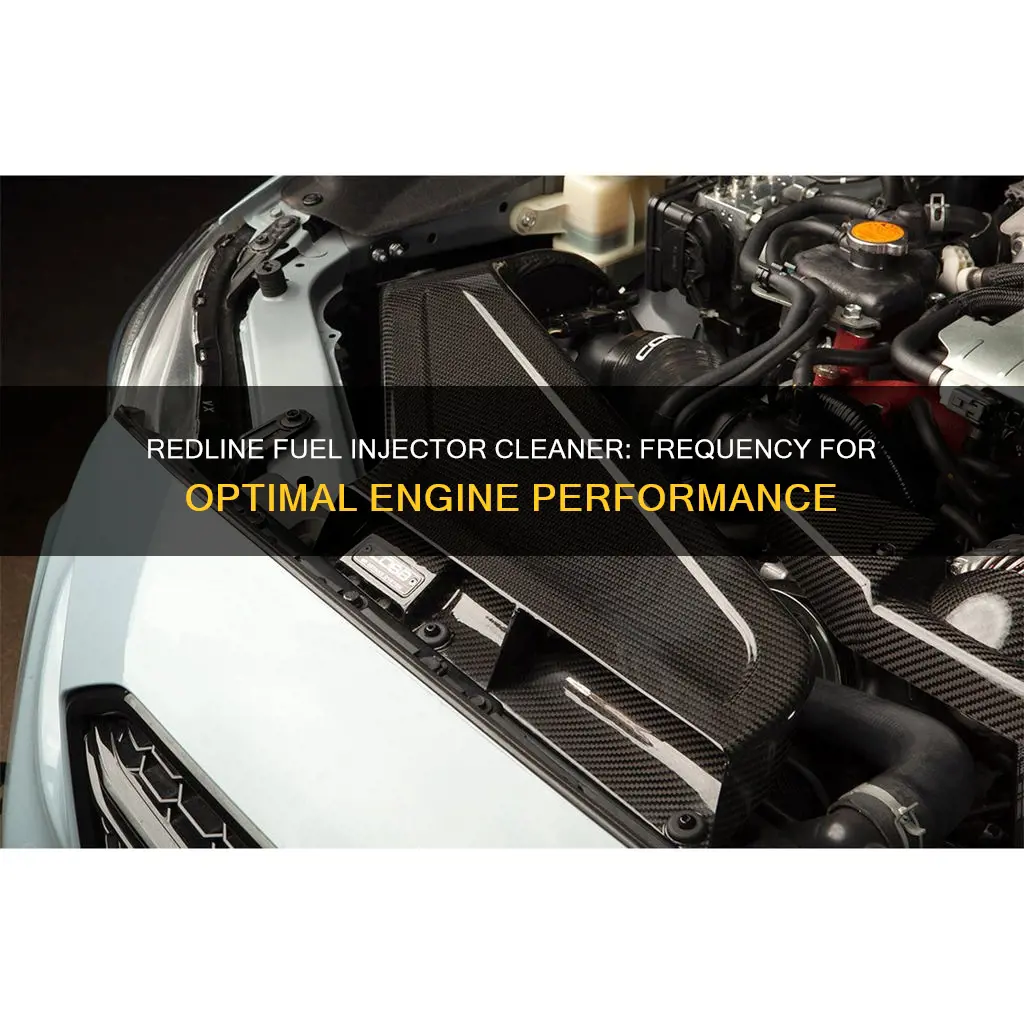 how often to use redline fuel injector cleaner
