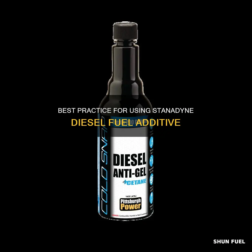 how often to use stanadyne diesel fuel additive