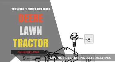 Lawn Tractors: Fuel Filter Change Intervals and Maintenance