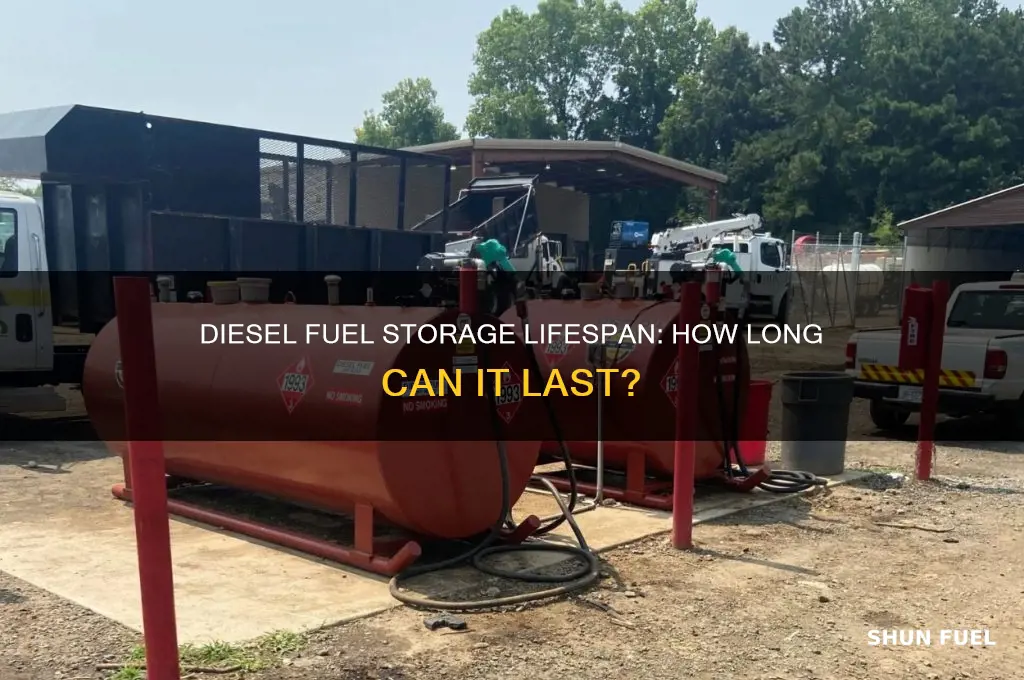 how old can diesel fuel be stored
