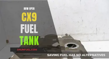 Opening the CX9 Fuel Tank: Step-by-Step Guide