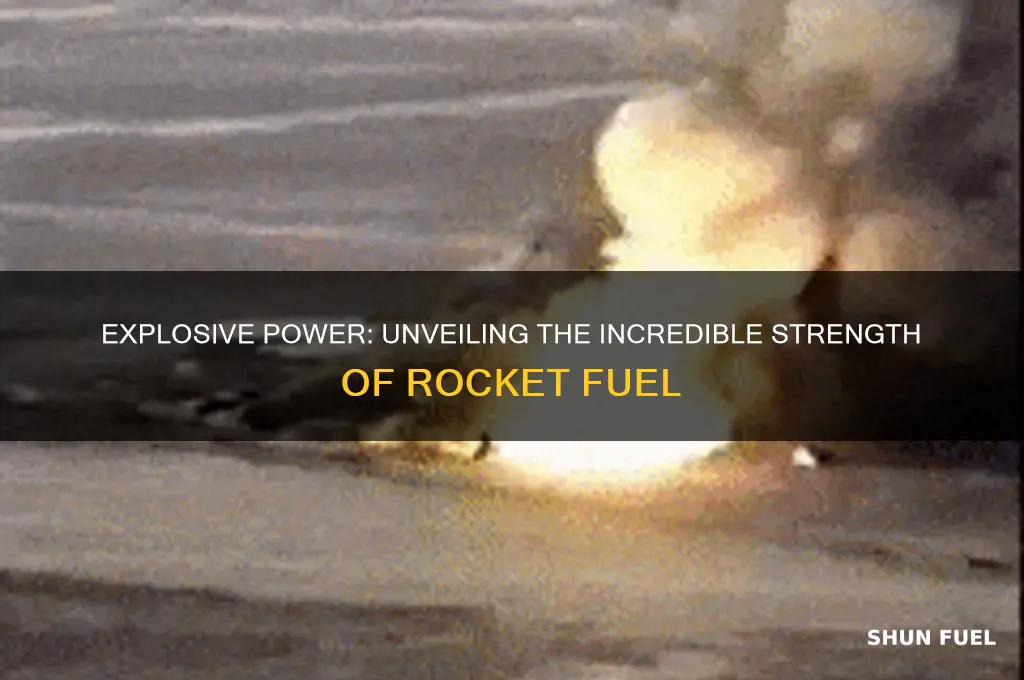 how powerful is rocket fuel