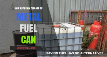 Safe and Eco-Friendly Ways to Dispose of Metal Fuel Cans